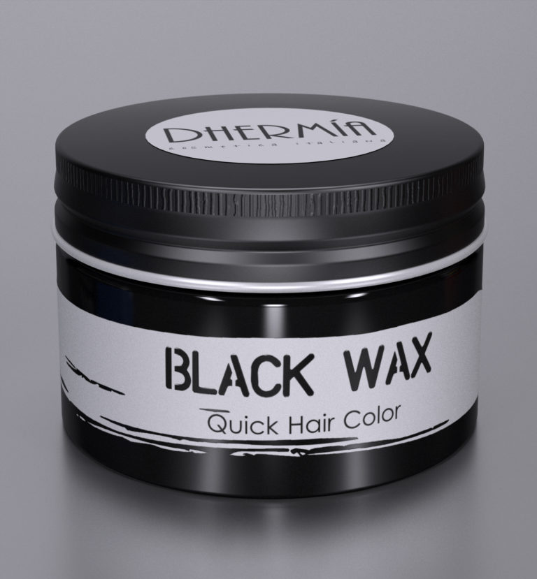 black hair wax